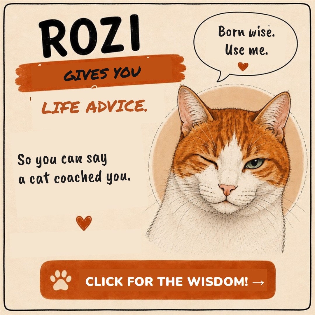 Rozi's life advice, click for wisdom