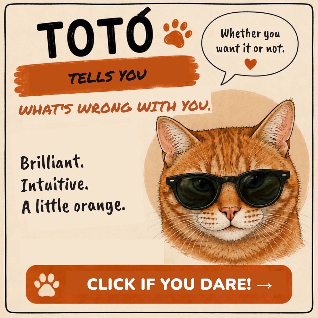 Totó tells you what's wrong with you, click if you dare