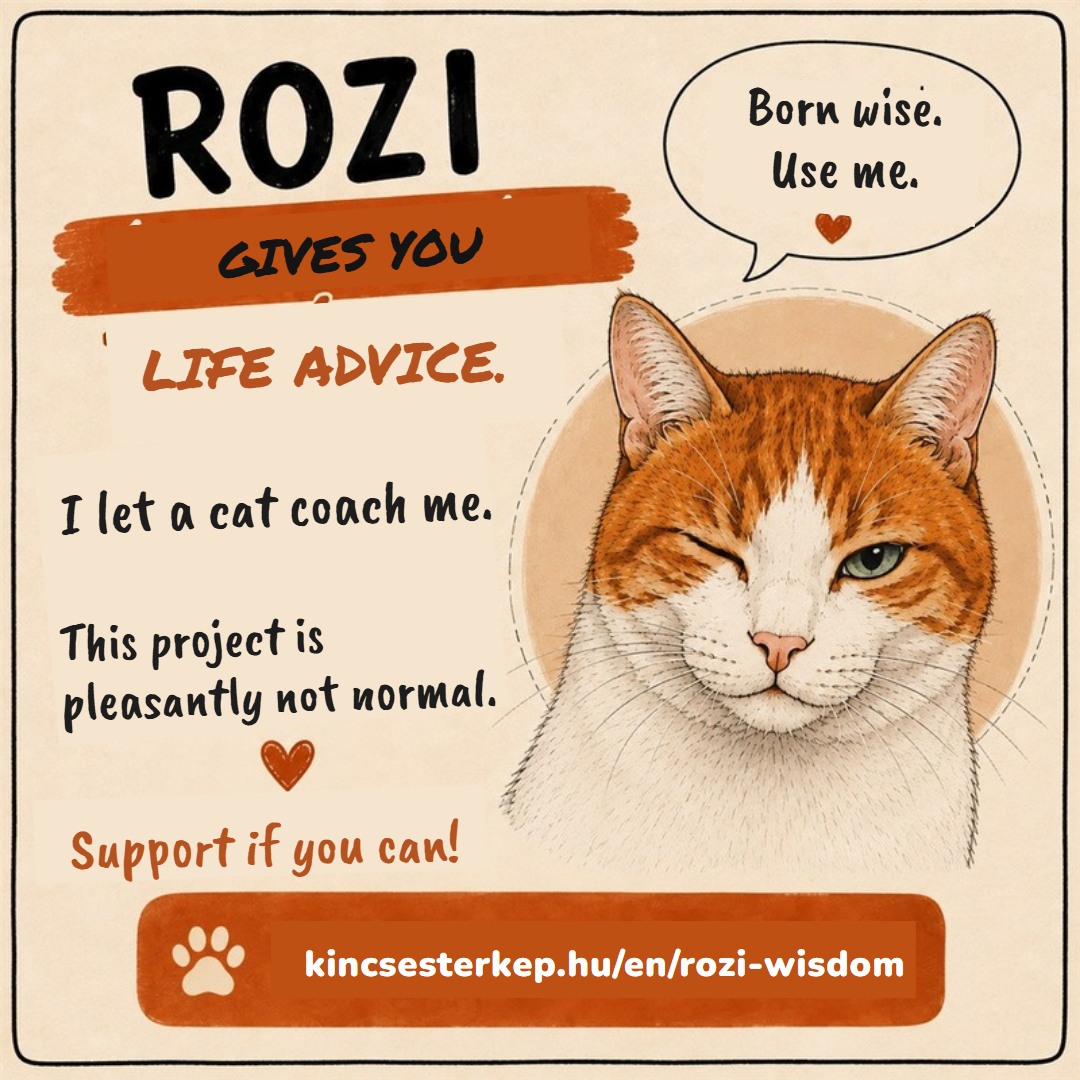 Rozi's life advice, support if you can